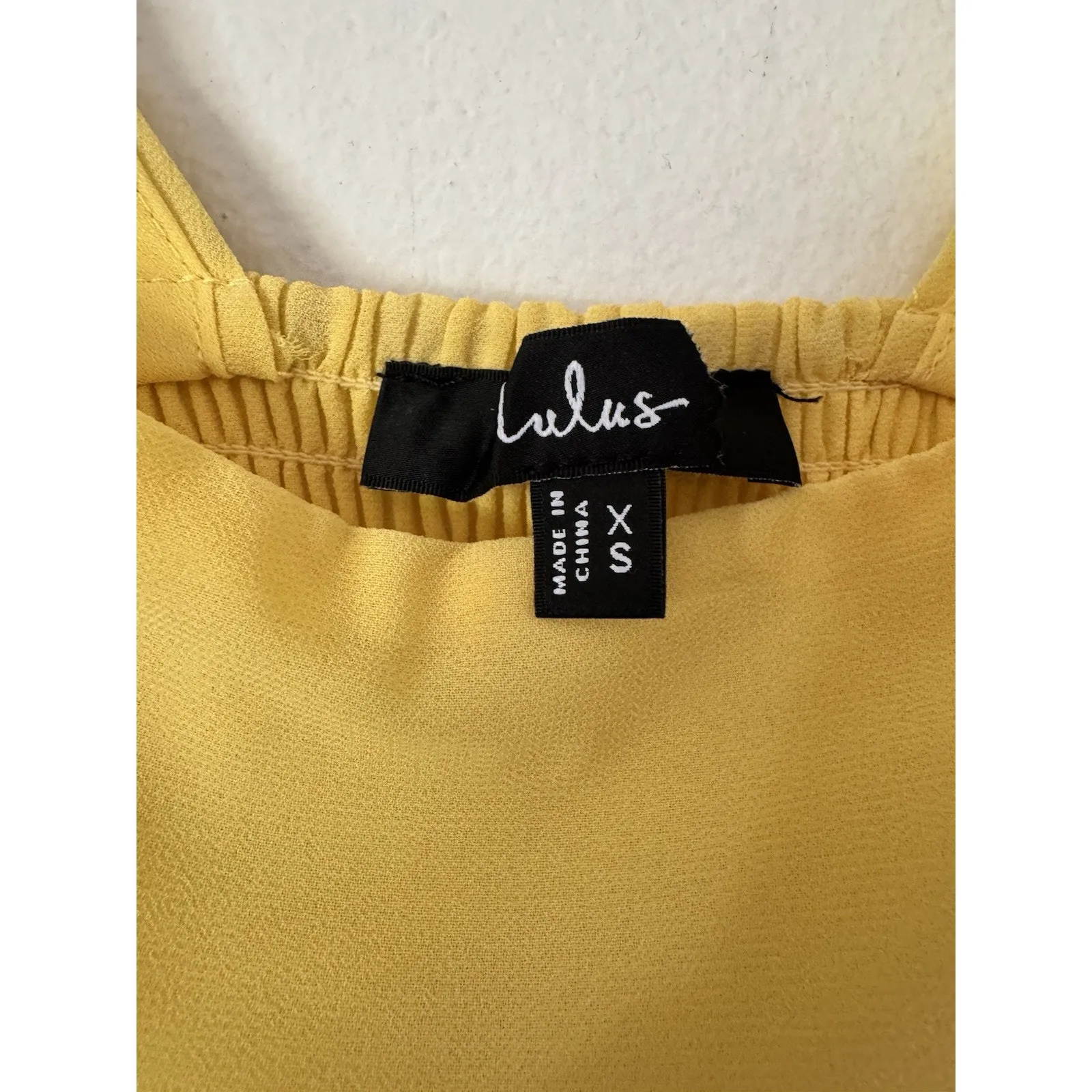 Lulus Summer Invite Tie Strap Smocked Midi Dress Butter Yellow Size XS - Image 11
