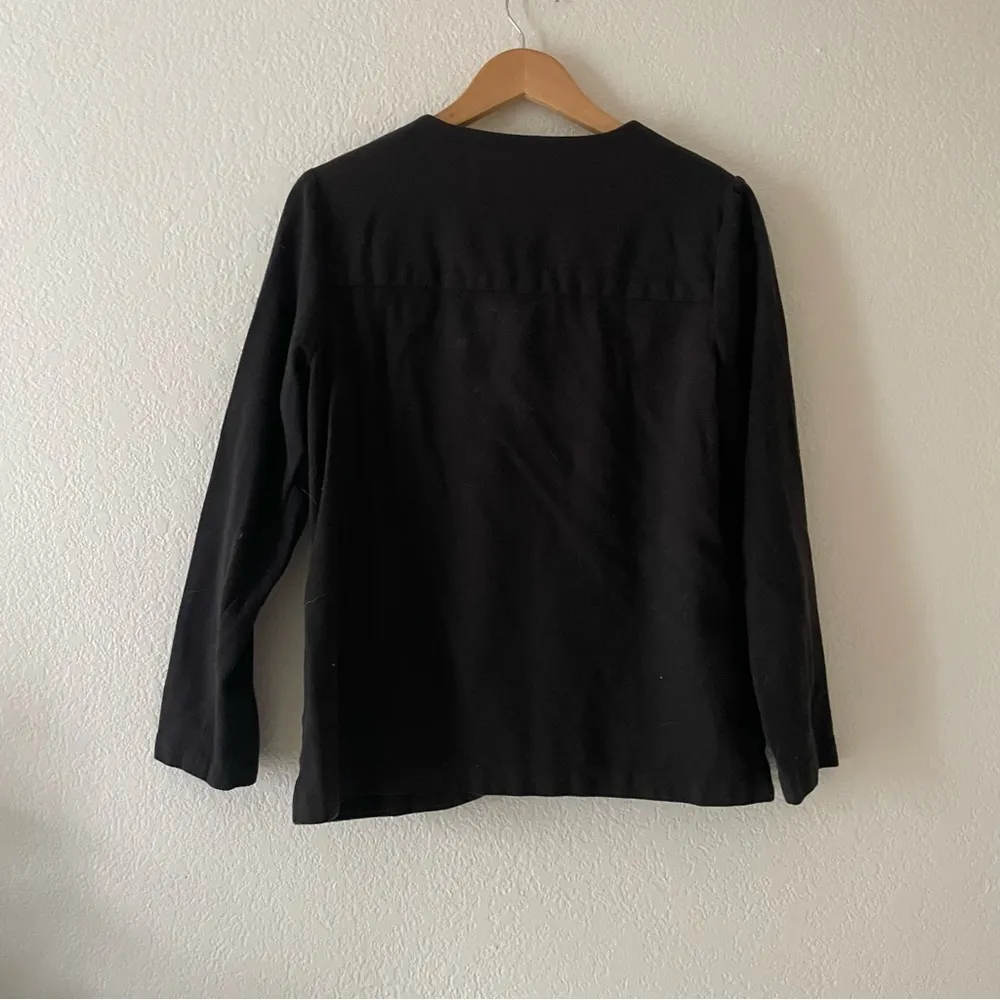 Eileen Fisher Cardigan 100% Wool Light Jacket - Image 3