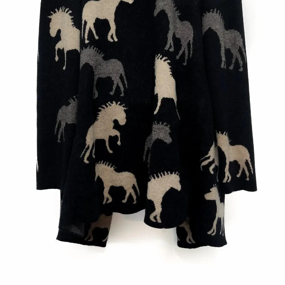 Anthropologie Field and Flower Sedona Horse Cardigan Sweater Coat Jacket Wool - Image 11