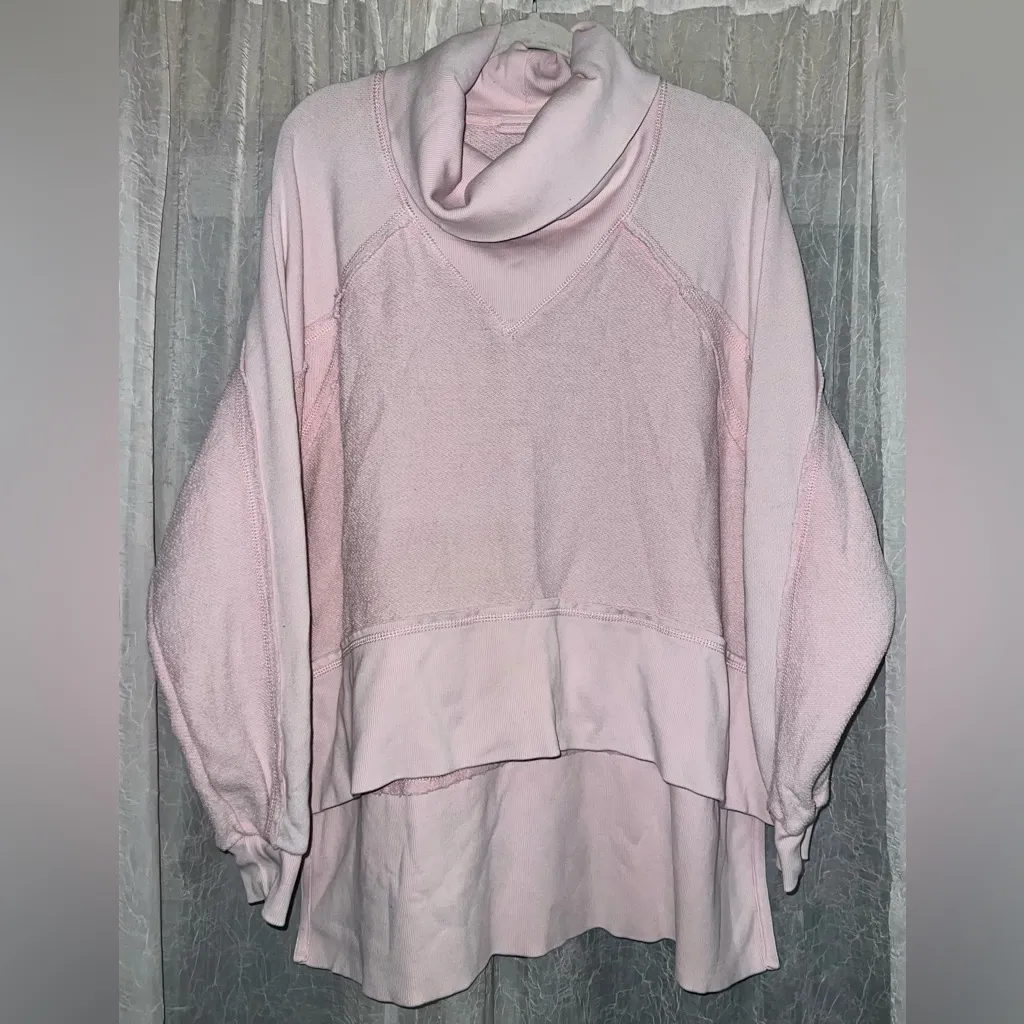 Free People FP Movement Pull Last Chance Top Touch Of Pink Tunic Pullover large - Image 5