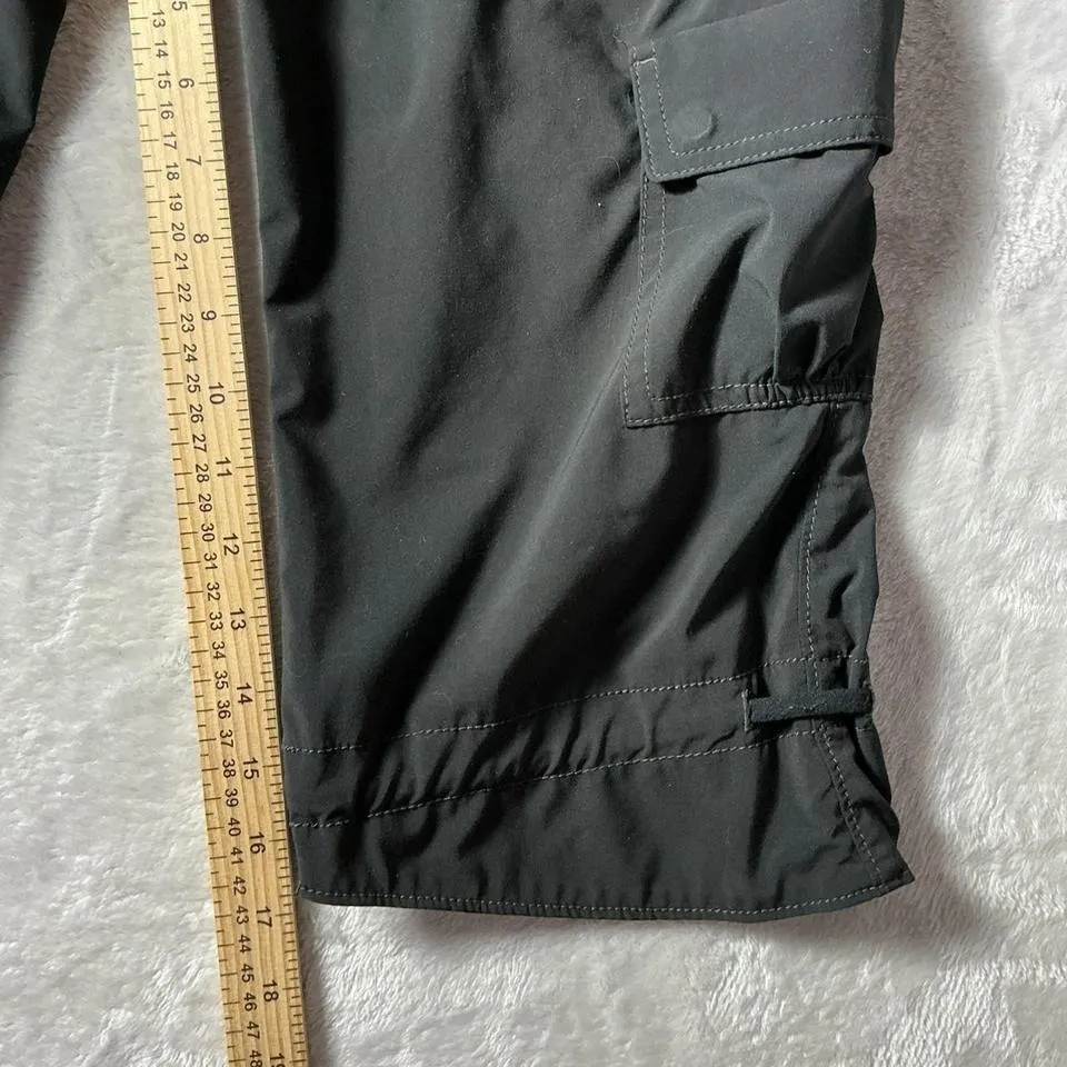 Athleta Women's‎ Size 2 Gray Cargo Capri Cropped Hiking Pants - Image 4