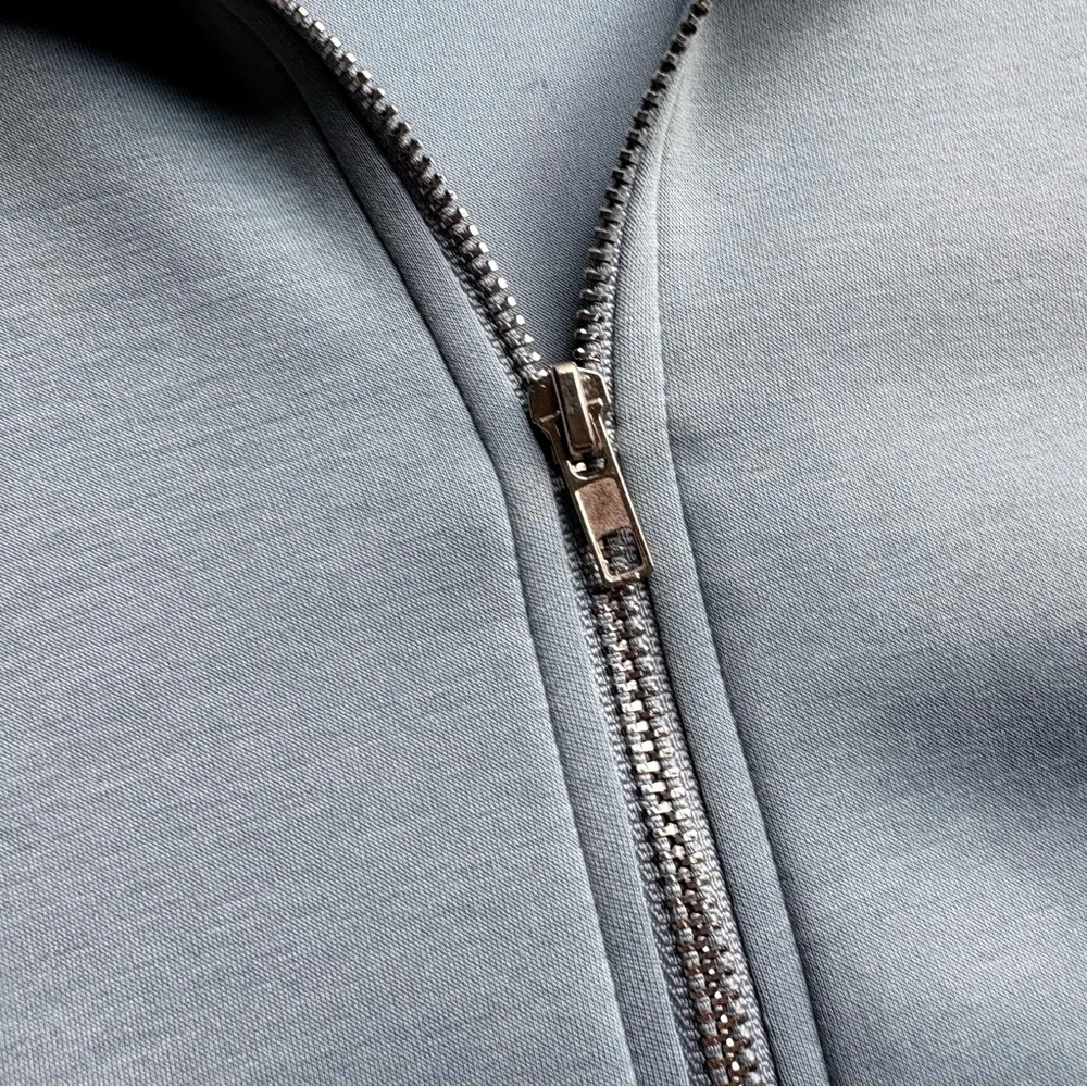 Scarlett Light Blue Short Sleeve Zip - Image 6