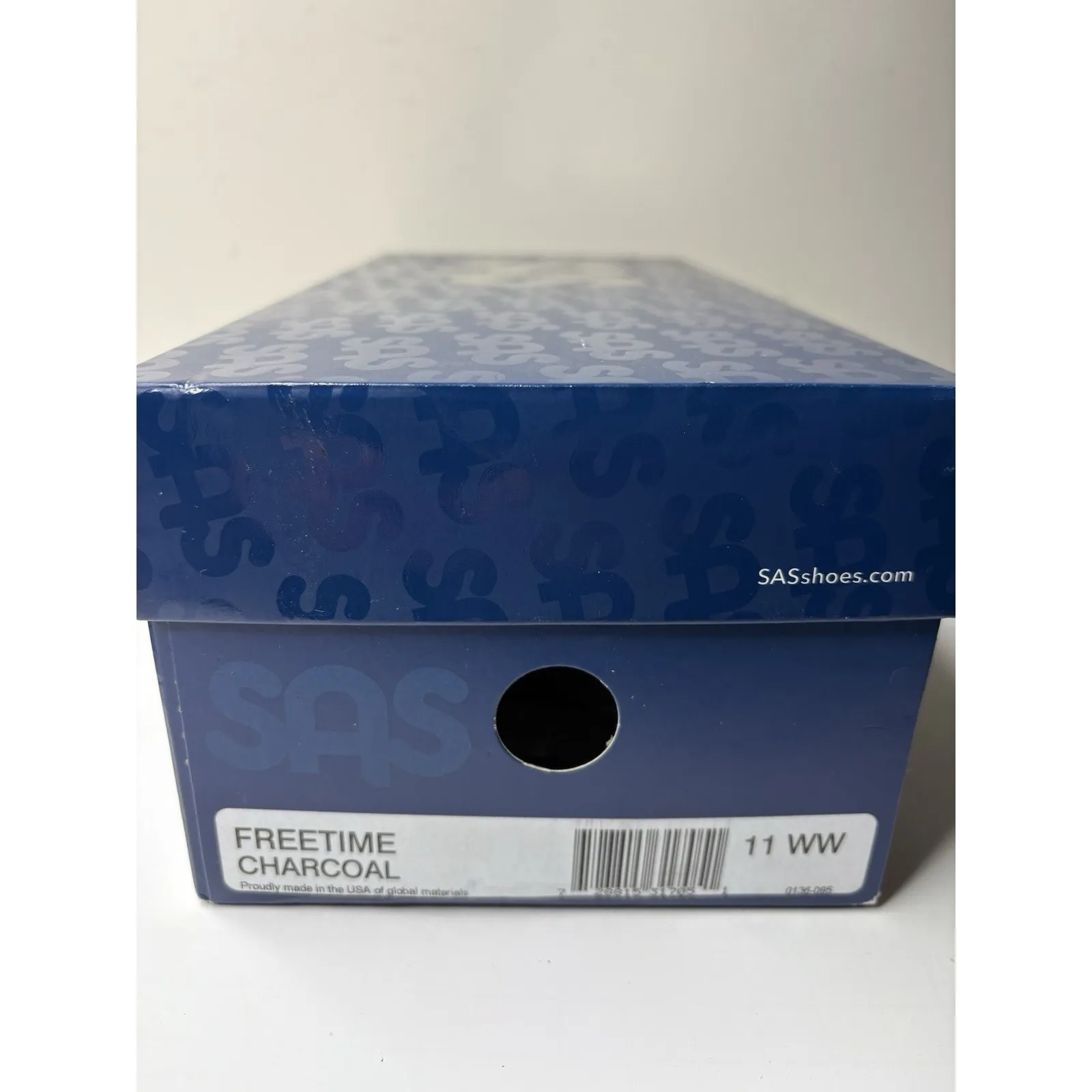 SAS Womens Size 11 WW Freetime Shoes Black Charcoal Suede Lace - Image 7