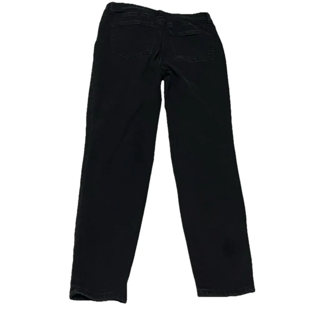 Talbots Flawless 5 Pocket Skinny Jeans Jeggings Black Charcoal Wash Sz 4 Petite - Image 2