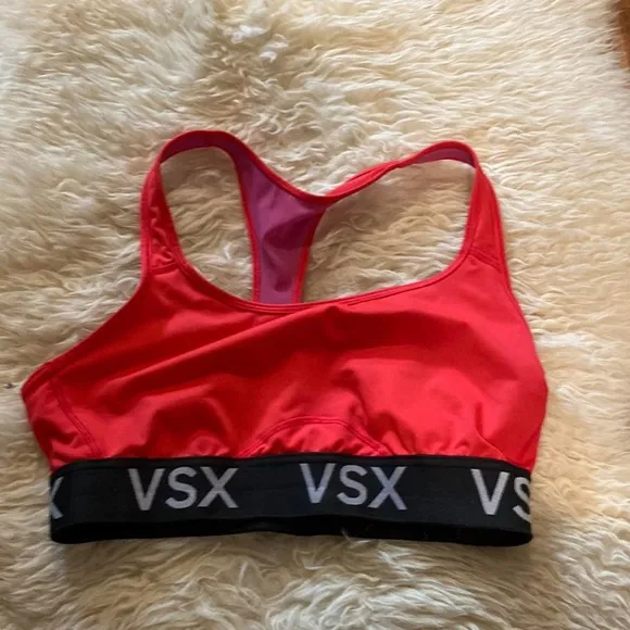 VSX Sport Victoria’s Secret Player Sports Bra EUC Sz LG Active Athletic - Image 19
