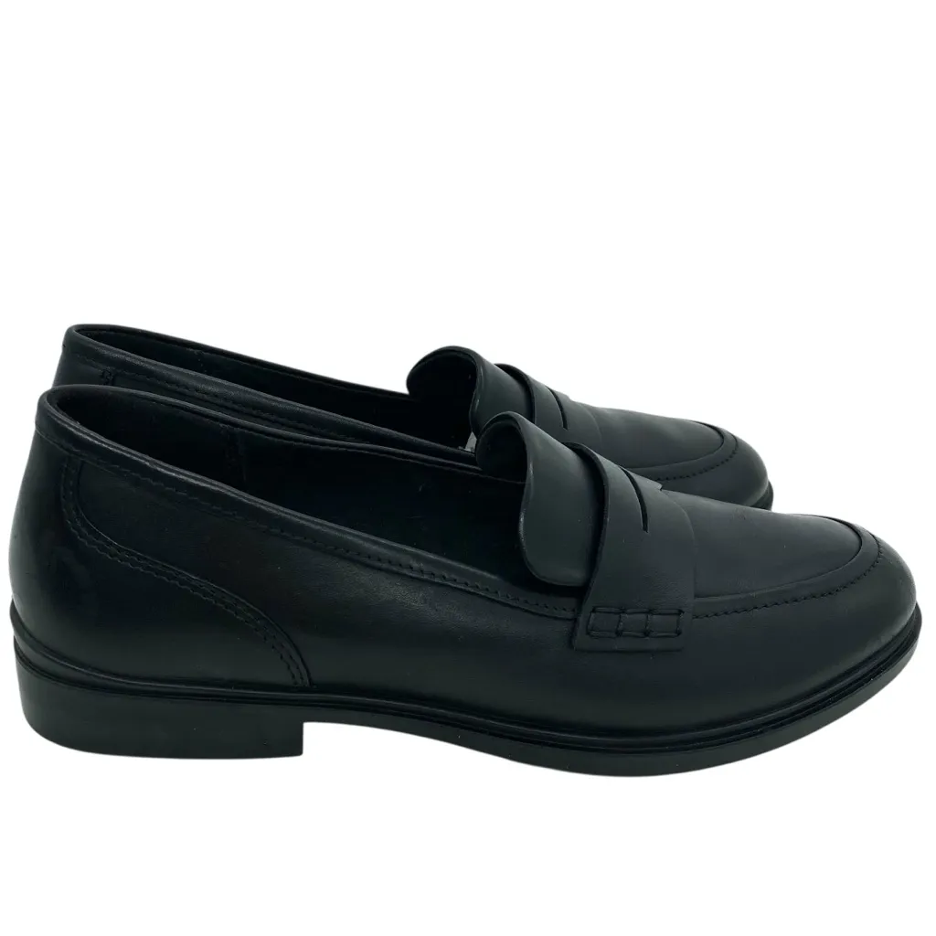 ECCO Women's Black Leather Loafer Dress Classic 15 Shoes - Image 5
