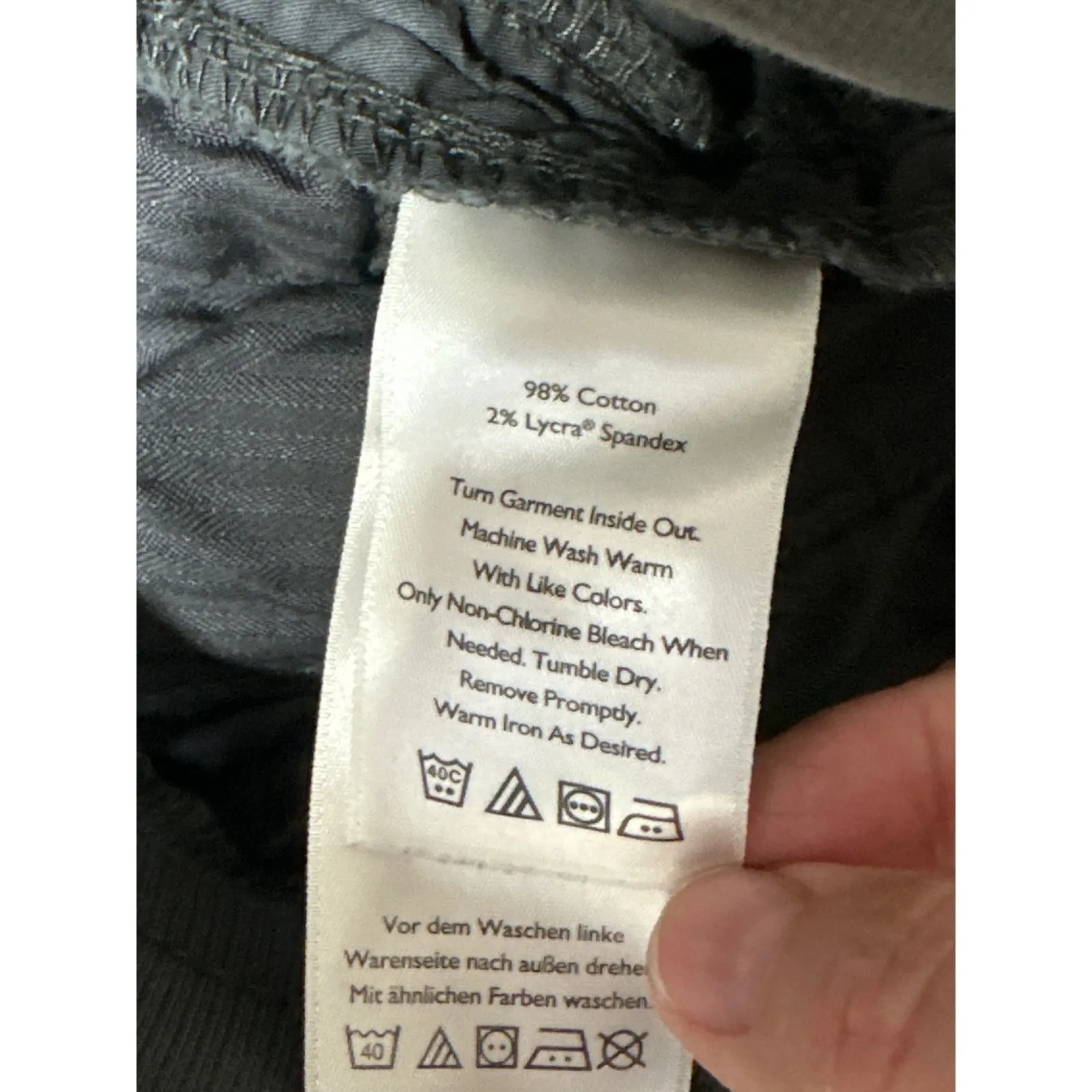 Eddie Bauer Women's Gray Casual Cargo Pants Elastic Waist Size 10 Cotton Blend - Image 6