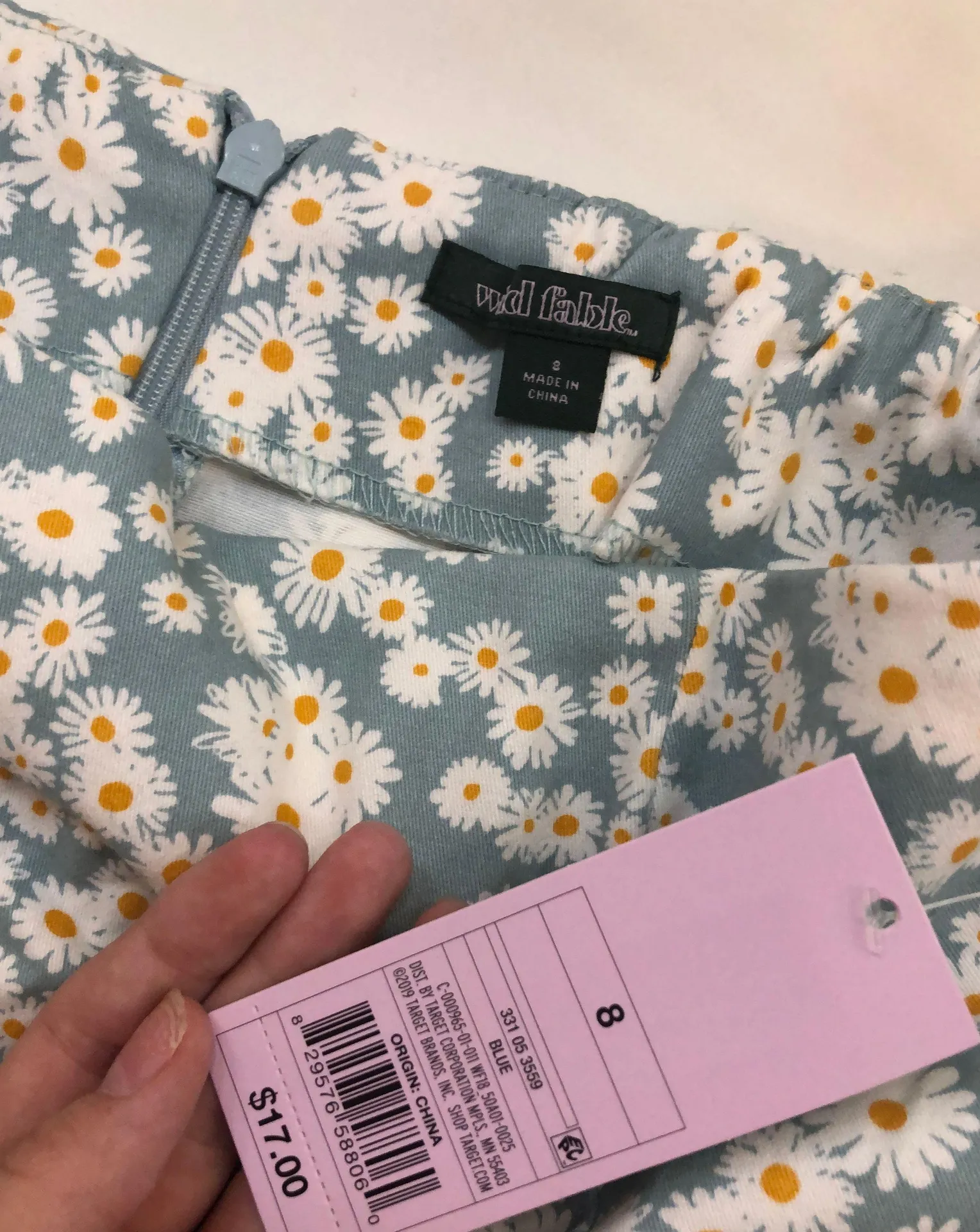 Target NEW WITH TAGS Blue Daisy Skirt - Image 3