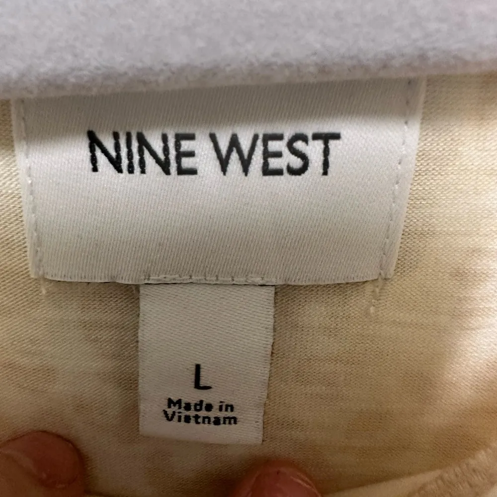 Nine West yellow leopard sleeveless midi dress - Image 3