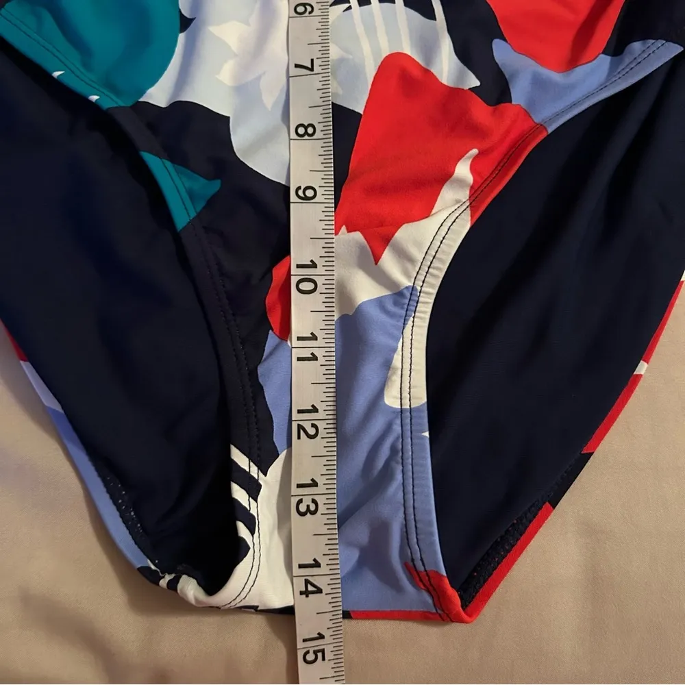 Cole Of California 2 Piece Bikini High Cut Bottom Twist Underwire Top Womens 14 Red - Image 5