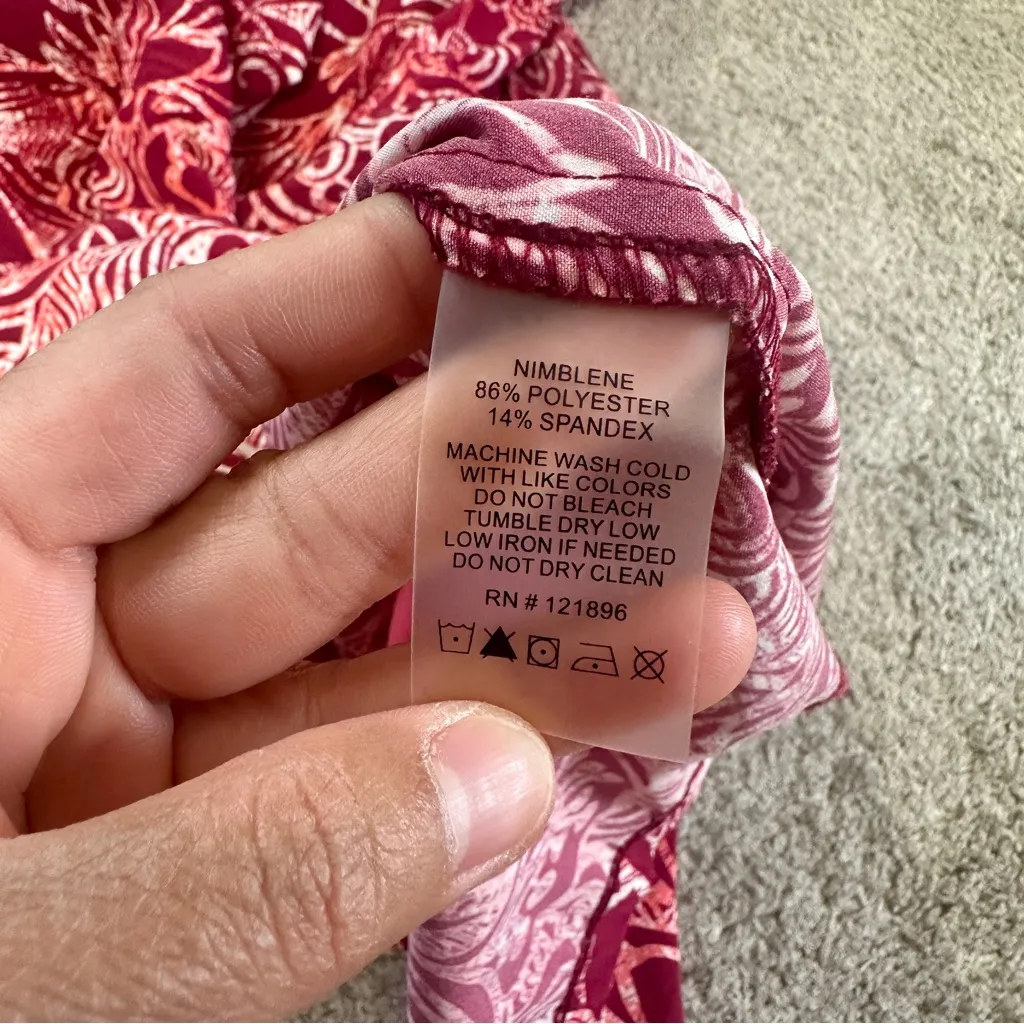 Title Nine Women’s Phantasm Dress Sleeveless Lotus Clouds Red A-Line Outdoor 8 - Image 11