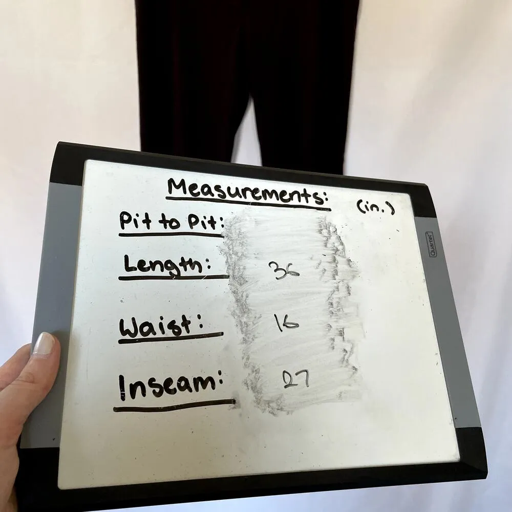 LOFT Marisa plum business casual pants women's size 8 petite comfortable pocket - Image 3