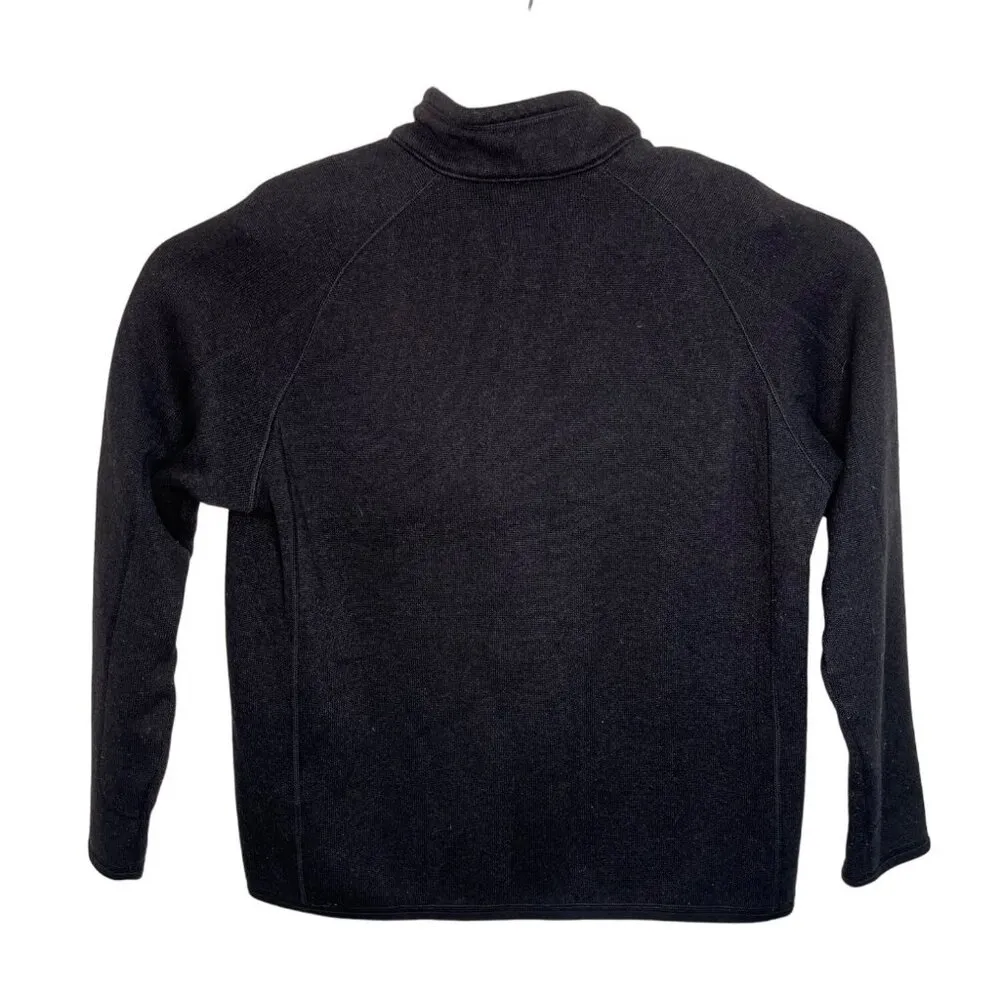 Patagonia Large Black Half-Zip Fleece Pullover - Warm & Cozy 52a - Image 2