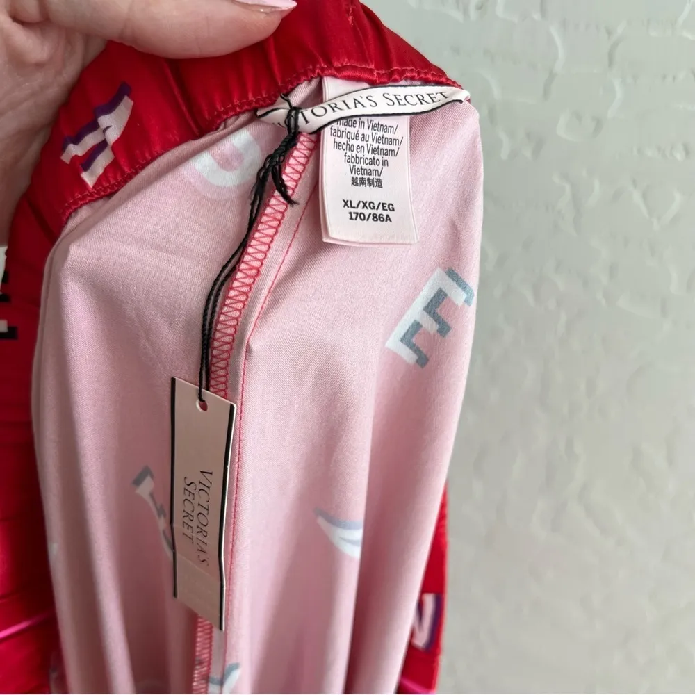 Victoria’s Secret LOVE satin jogger lounge pants - Image 5