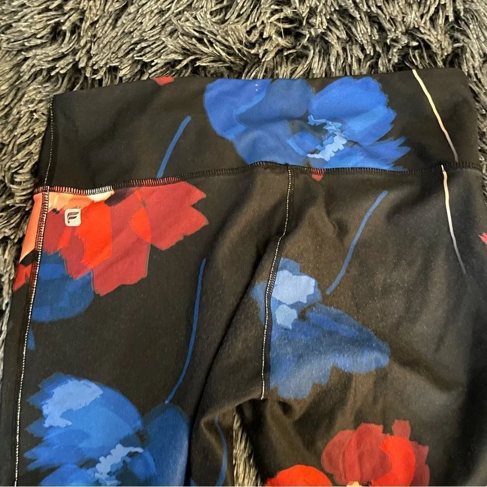 Fabletics Phillipa Mesh PowerHold Leggings Floral- Size Small - Image 7