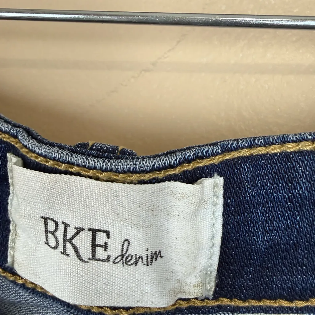 BKE Stella Denim Shorts Size 28 Flayed Hem Distressed Look - Image 7