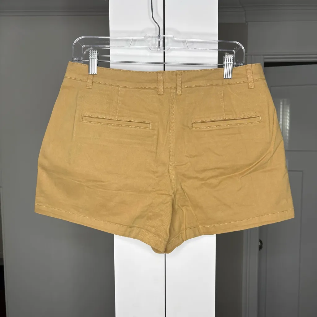 NWT J. Crew 3" Pleated Heritage Chino Short Honey Brown - Image 3
