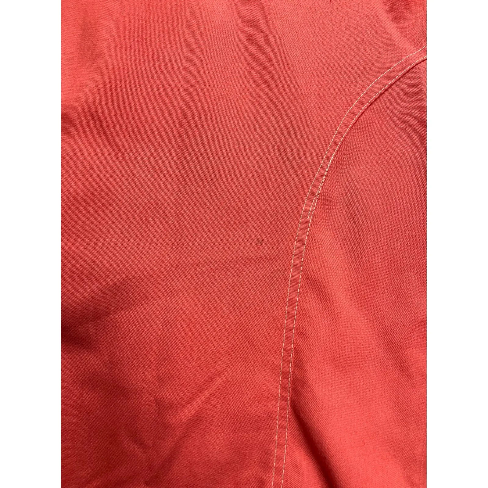 Eric & Alex New York Red Button Front Shirt Dress Long Sleeve Size Small - Image 11