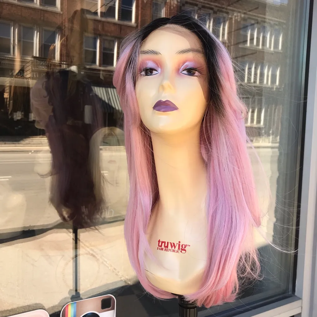 Pink Ombré Lacefront Long pink ombré Wig 2020 Wig Size 24 - Image 3