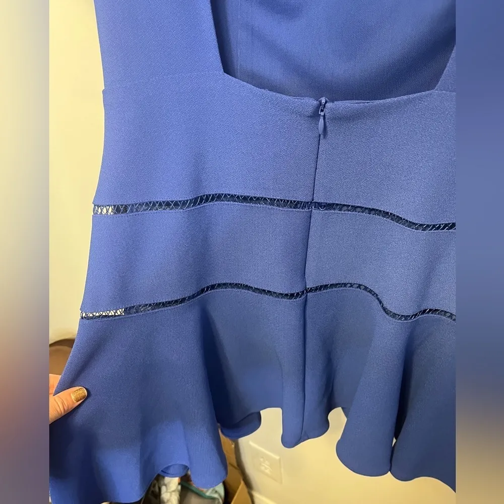 Finders Keepers Immortal Cobalt Mini Dress Sz M - Image 7