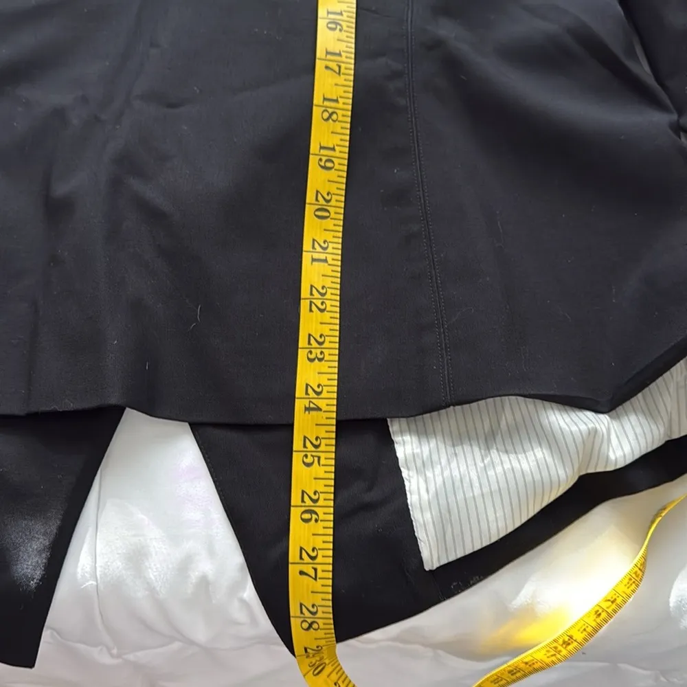 MM.LaFleur The Hoffman Blazer - Tropical Wool, Black, Size +1 - Image 12