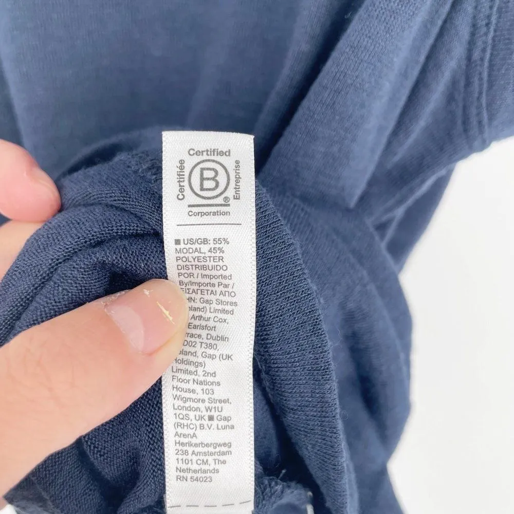 Athleta Breezy Muscle Tank Blue High Neck Modal Blend Lightweight Women's XS - Image 8