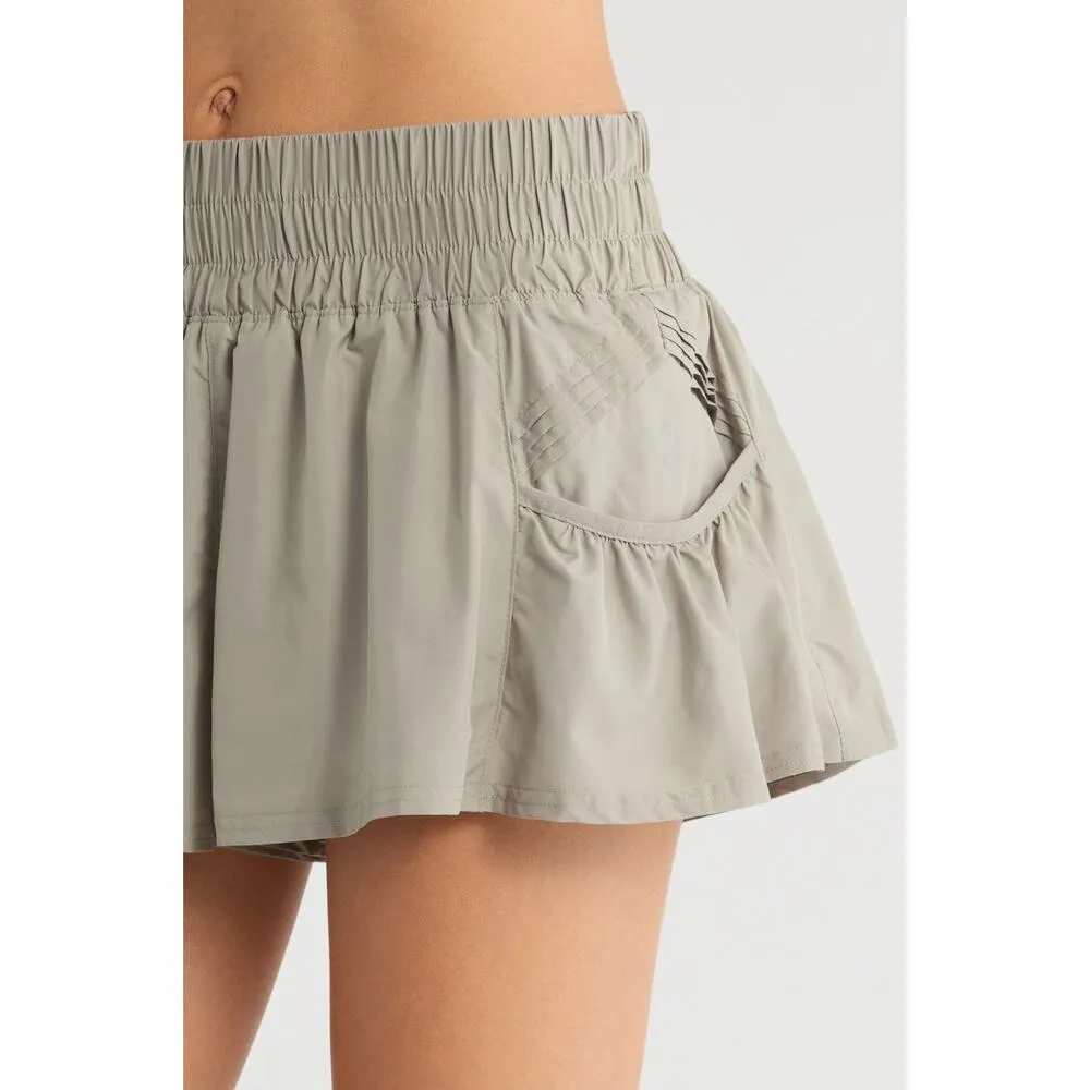 FP Movement Get Your Flirt on Shorts Gray - Image 4