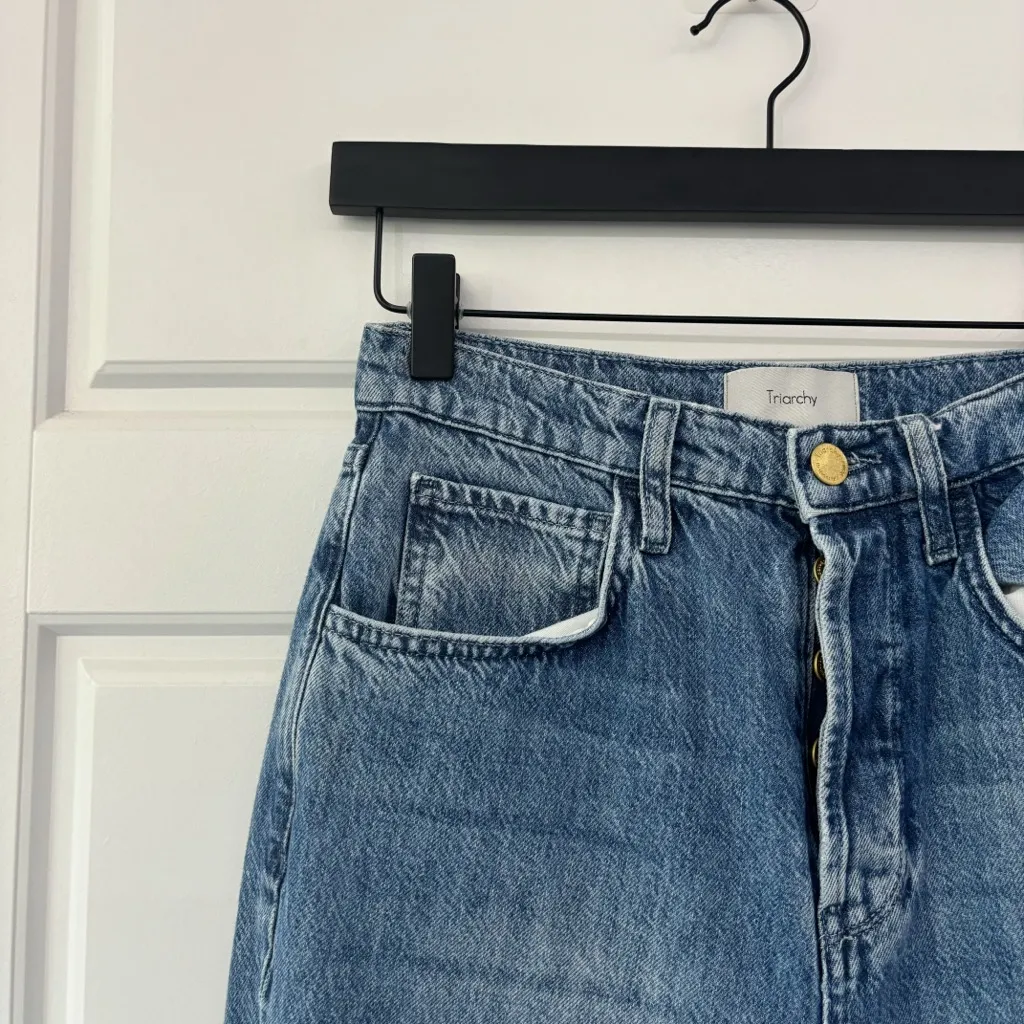 Triarchy Verskinny Distressed High Rise Jeans - Image 9