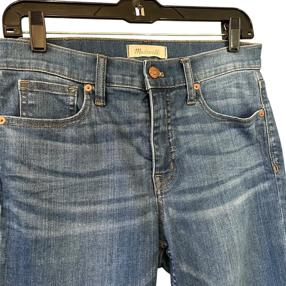 Madewell 9" High-Rise Skinny Jeans in Bonita Wash: Side-Slit Edition, Sz 28 - Image 10