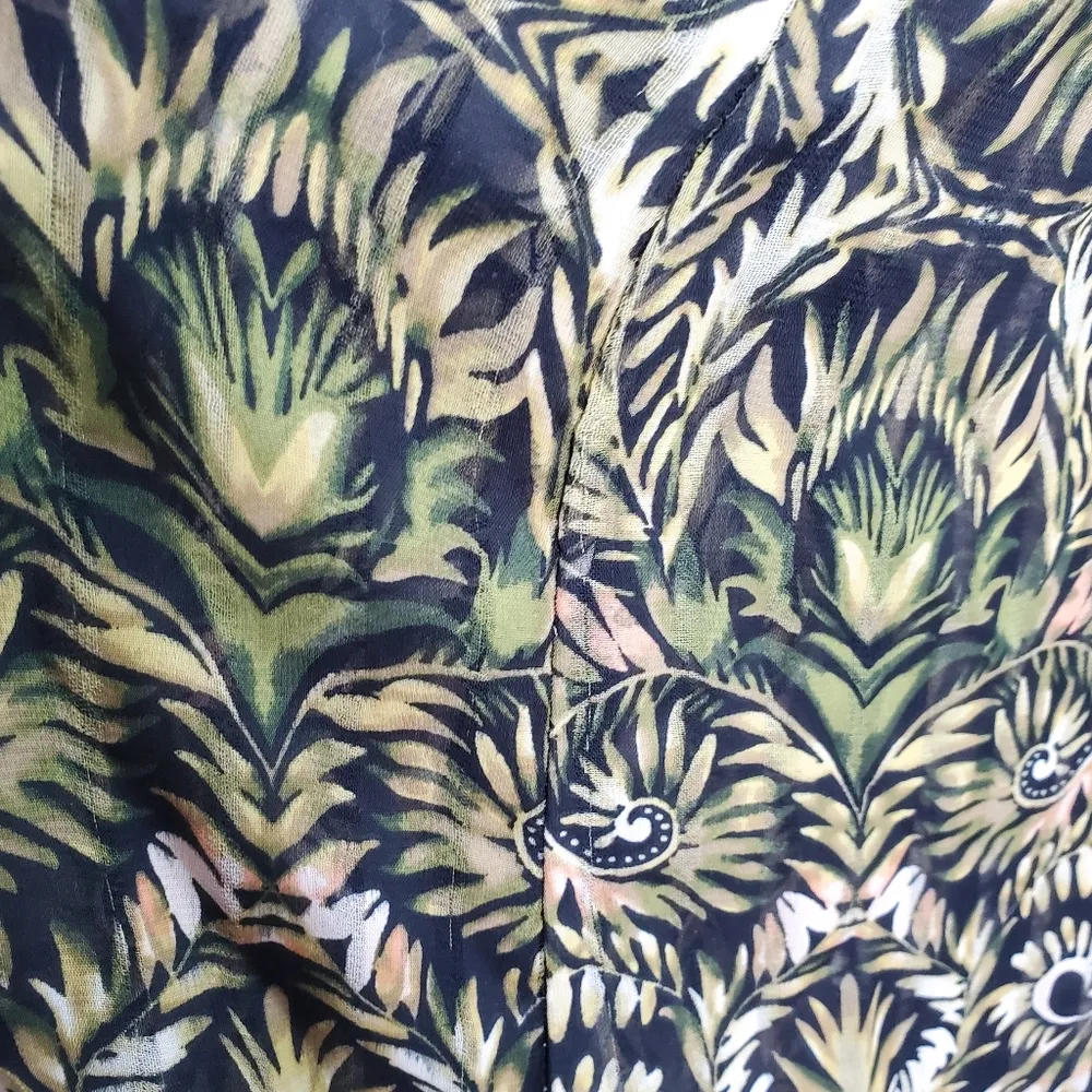 BCBGMaxAzria • Jungle Dream Printed Shift Dress Large - Image 10