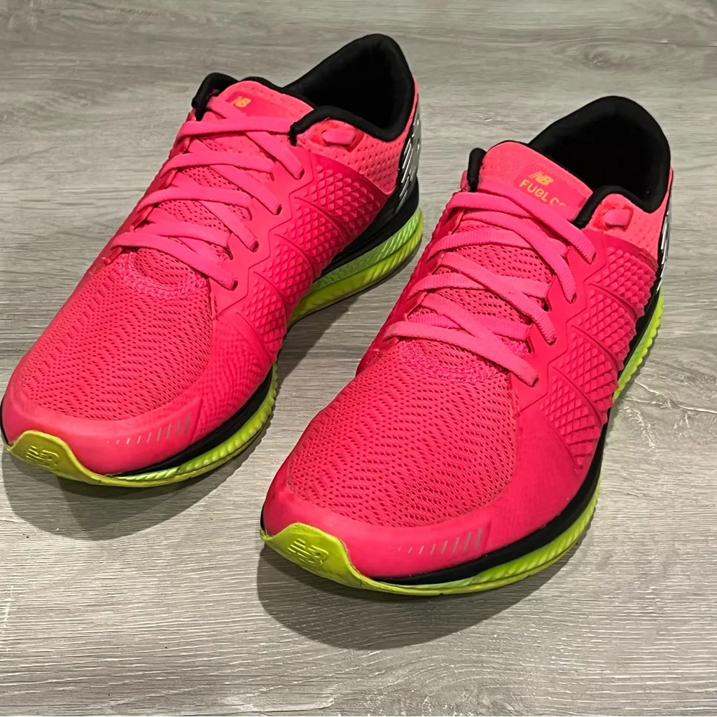 New Balance FuelCell V1 Alpha Pink Lime Glo - Image 5