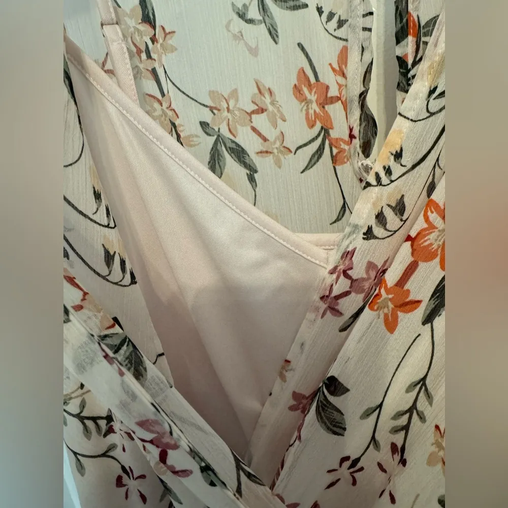 Calvin Klein New!  Pink Floral Maxi Dress Size 12 - Image 6