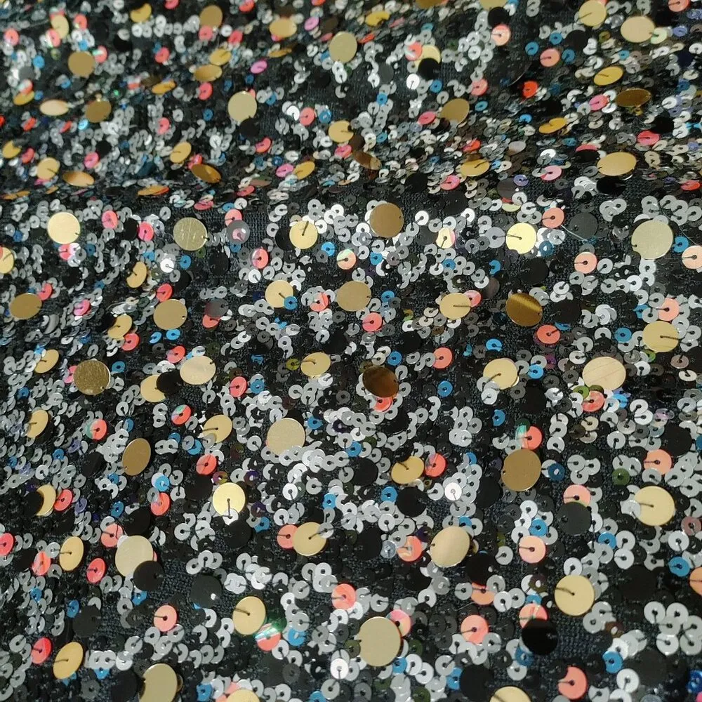 Trina Turk Womens Sequin-Embellished Merino Wool Knit Tank Top Large - Image 5