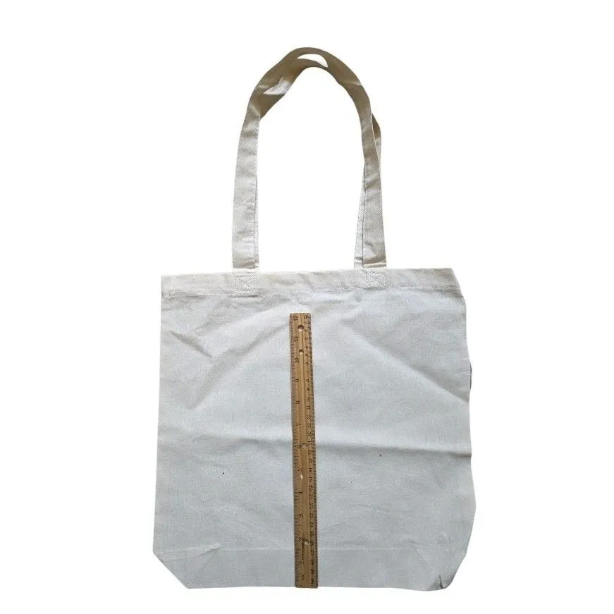 Burton Cotton Reusable Bag Snowboarding Shopper Travel Tote Graphic 14"x14" - Image 2