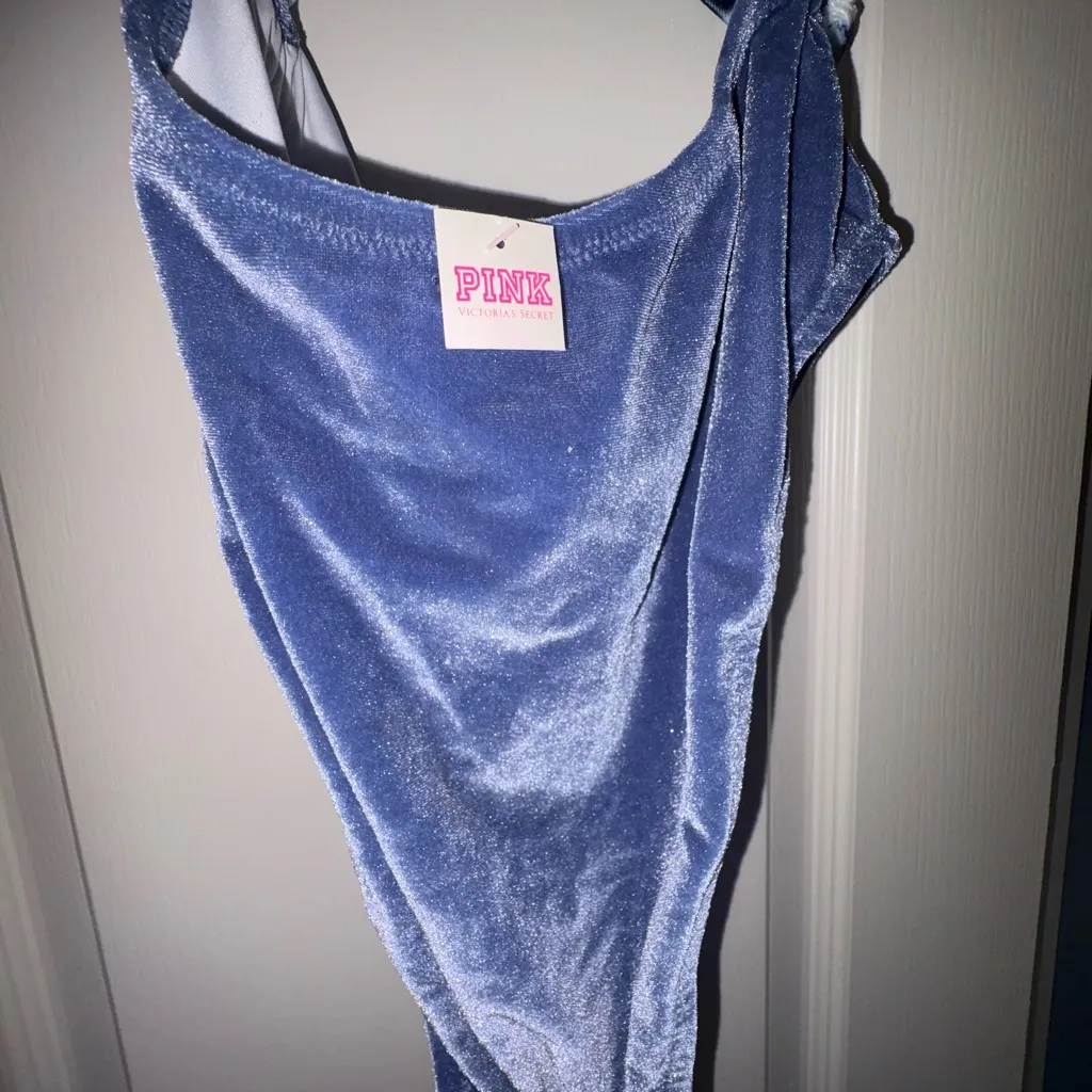 NWT PINK Victoria's Secret Medium Velvet One piece Multi Color Swimsuit - Image 11