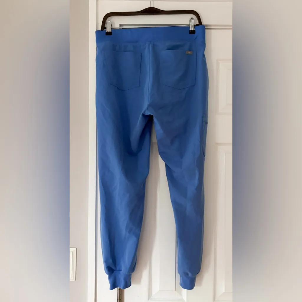 Figs Zamora Jogger Pants in Royal Blue Size Small EUC - Image 3
