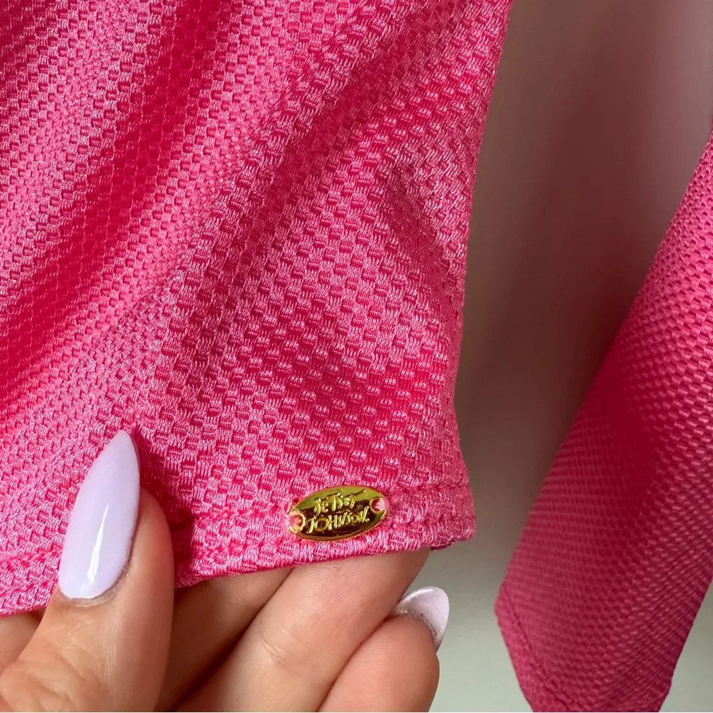 Betsey‎ Johnson Long Sleeve One Piece Swimsuit Pink S - Image 7