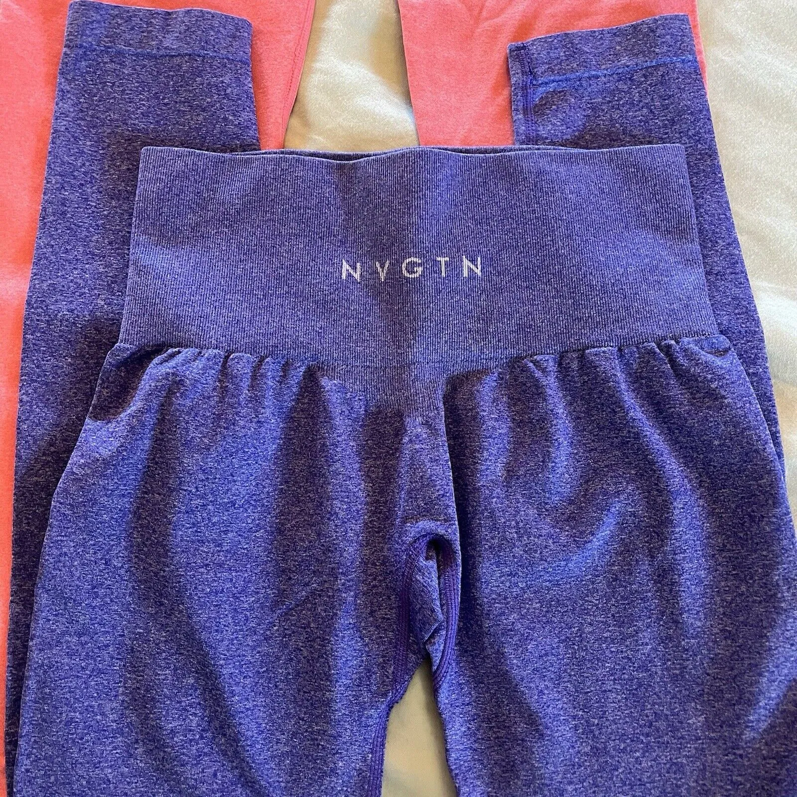 NVGTN Contour Seamless Leggings Lot Size X-Small Pink And Purple - Image 7