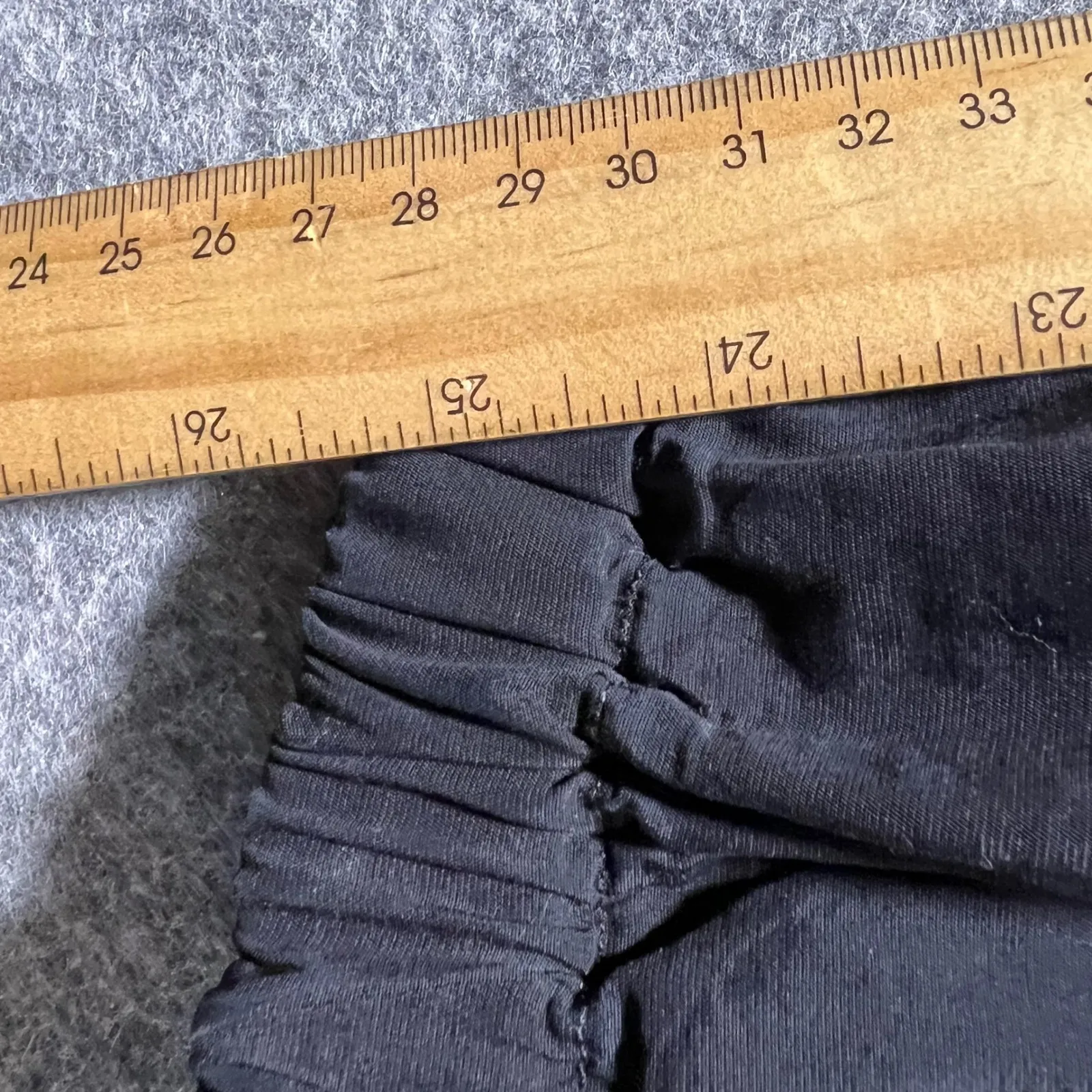 Elodie Black Jogger Pants Elastic Waist Zipper Drawstring Pockets Size M - Image 3