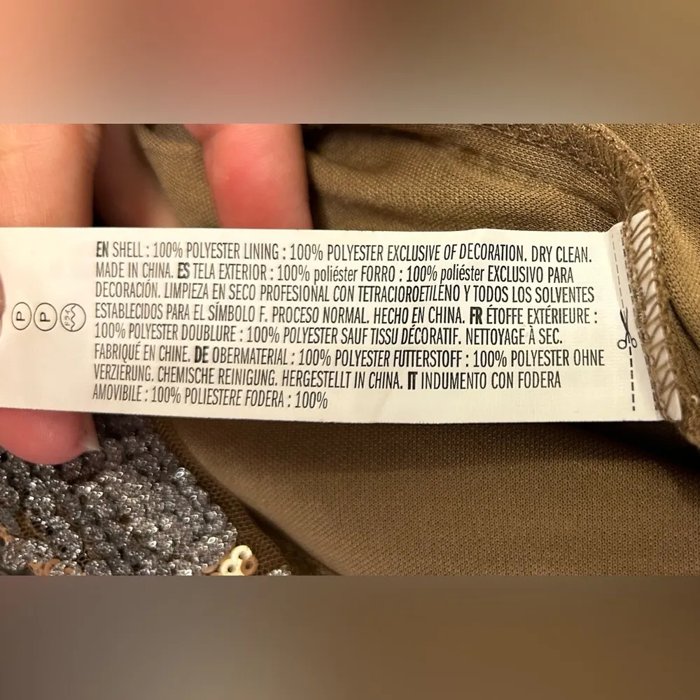 Sequin Mini Dress Size Small - Image 13