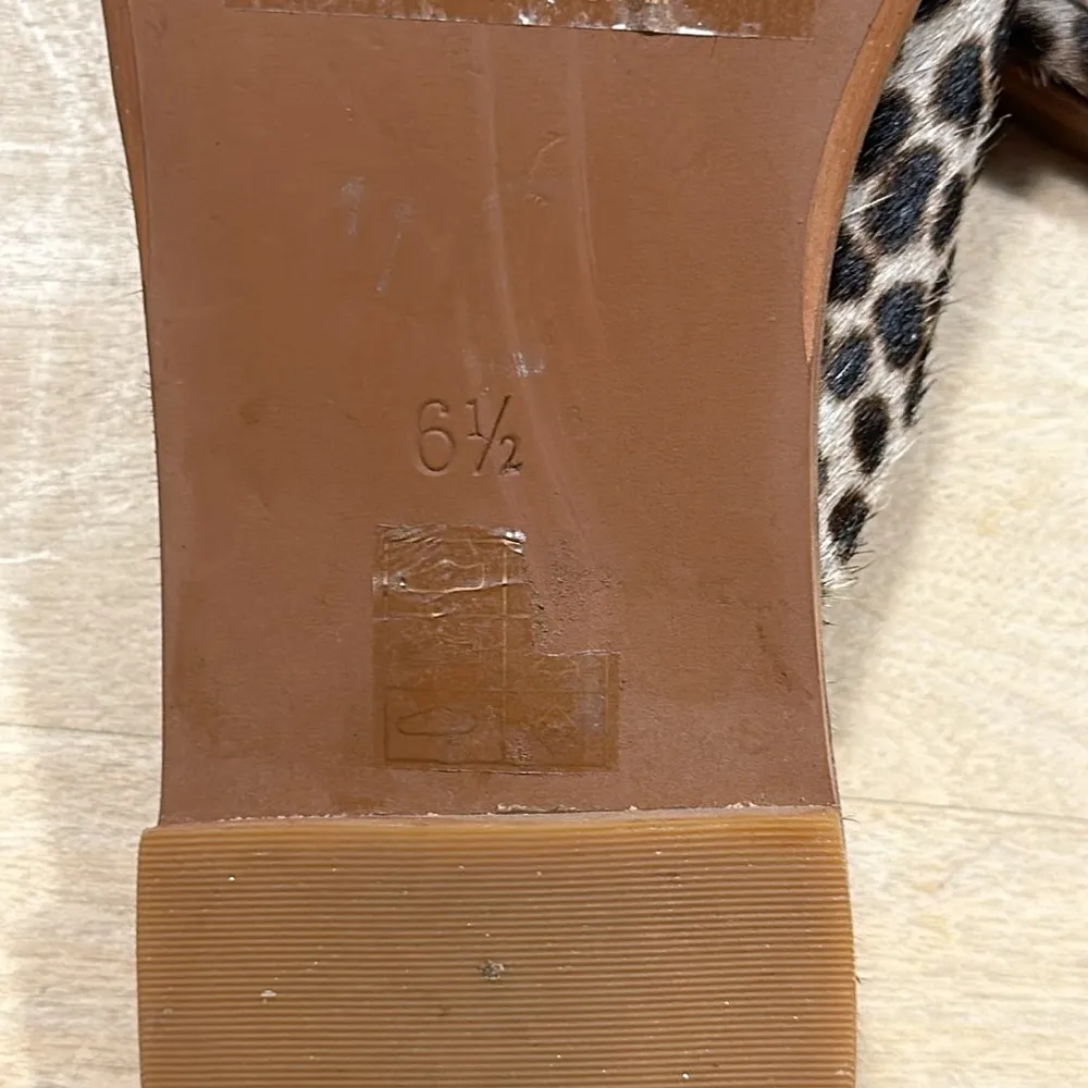 Madewell The Emilia Mule in Dotted Calf Hair Sz 6.5 - Image 6