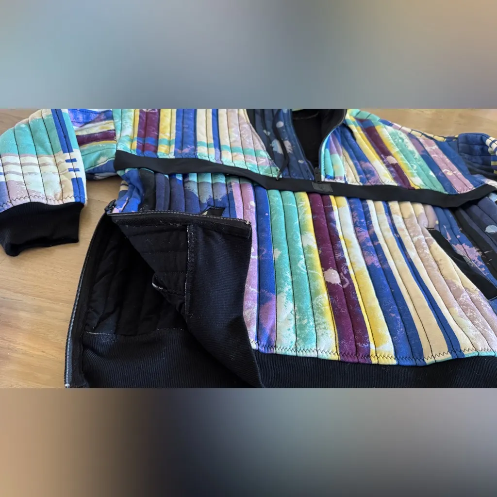 Free People Movement Fast Times Hoodie pullover Jacket size S Blue - Image 7