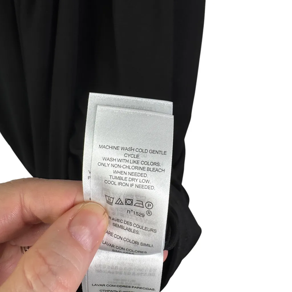 Lauren Ralph Lauren Women's Jersey Surplice Cocktail Dress Rhinestone Chain‎ 6 - Image 10