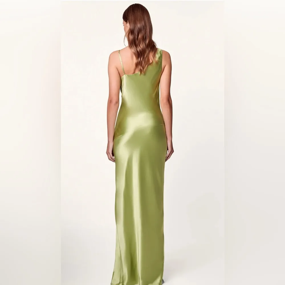 Nicholas Duna Gown/formal maxi dress lime green special occasion dress Size 2 - Image 6