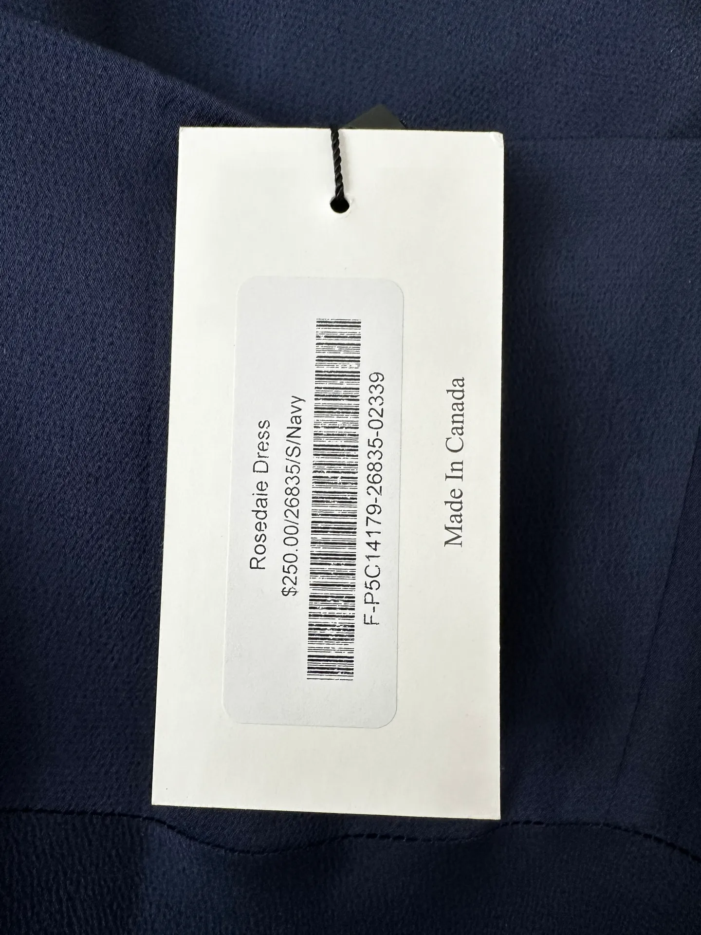 Navy Rosedale Dress - Image 2