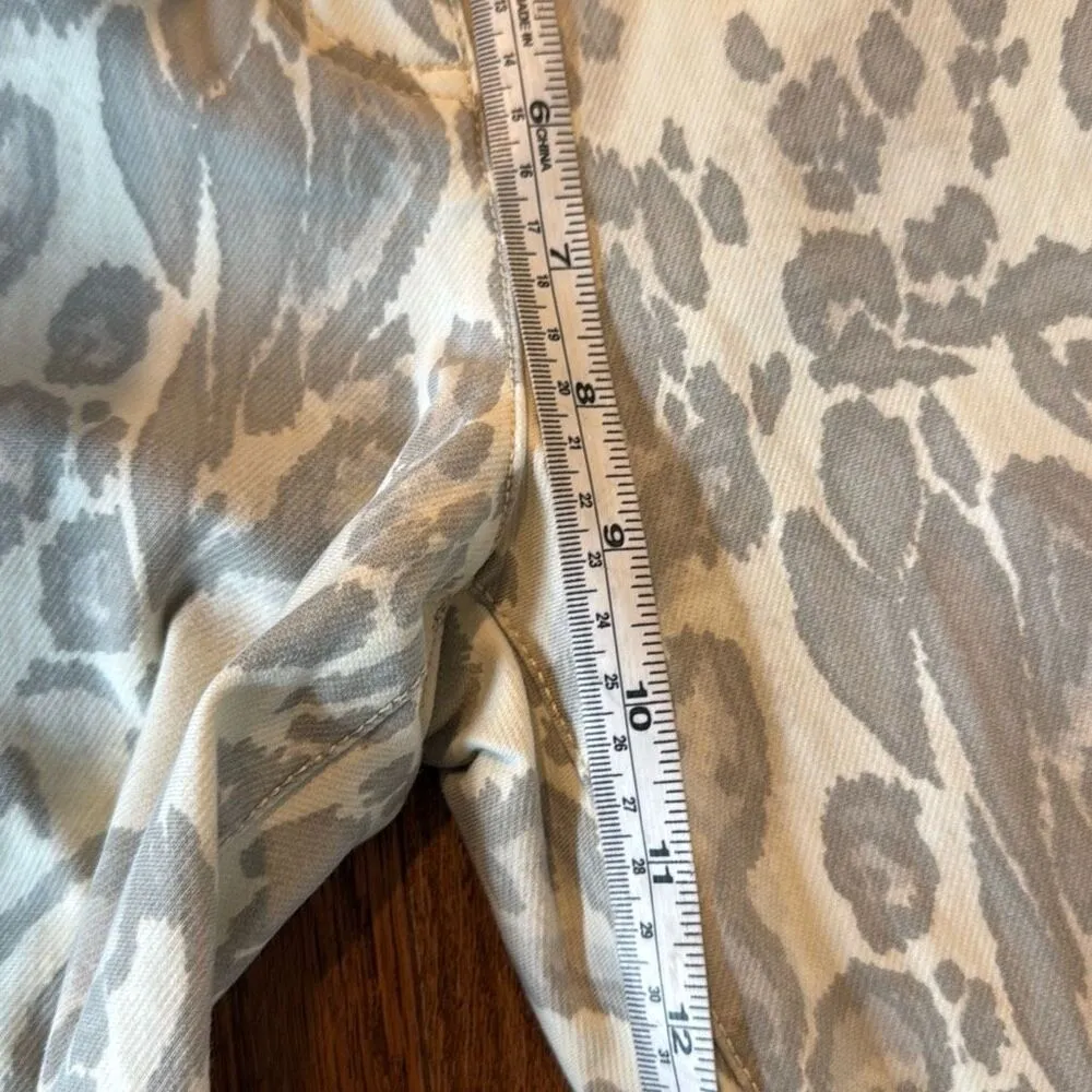J.McLaughlin leopard animal print skinny jean pant size 12 - Image 7