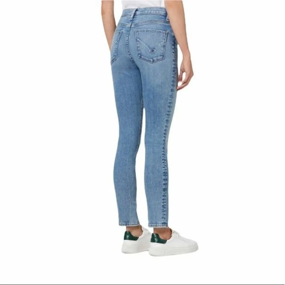 Hudson Barbara High-Waist Skinny Jeans Spliced Hem - Image 6