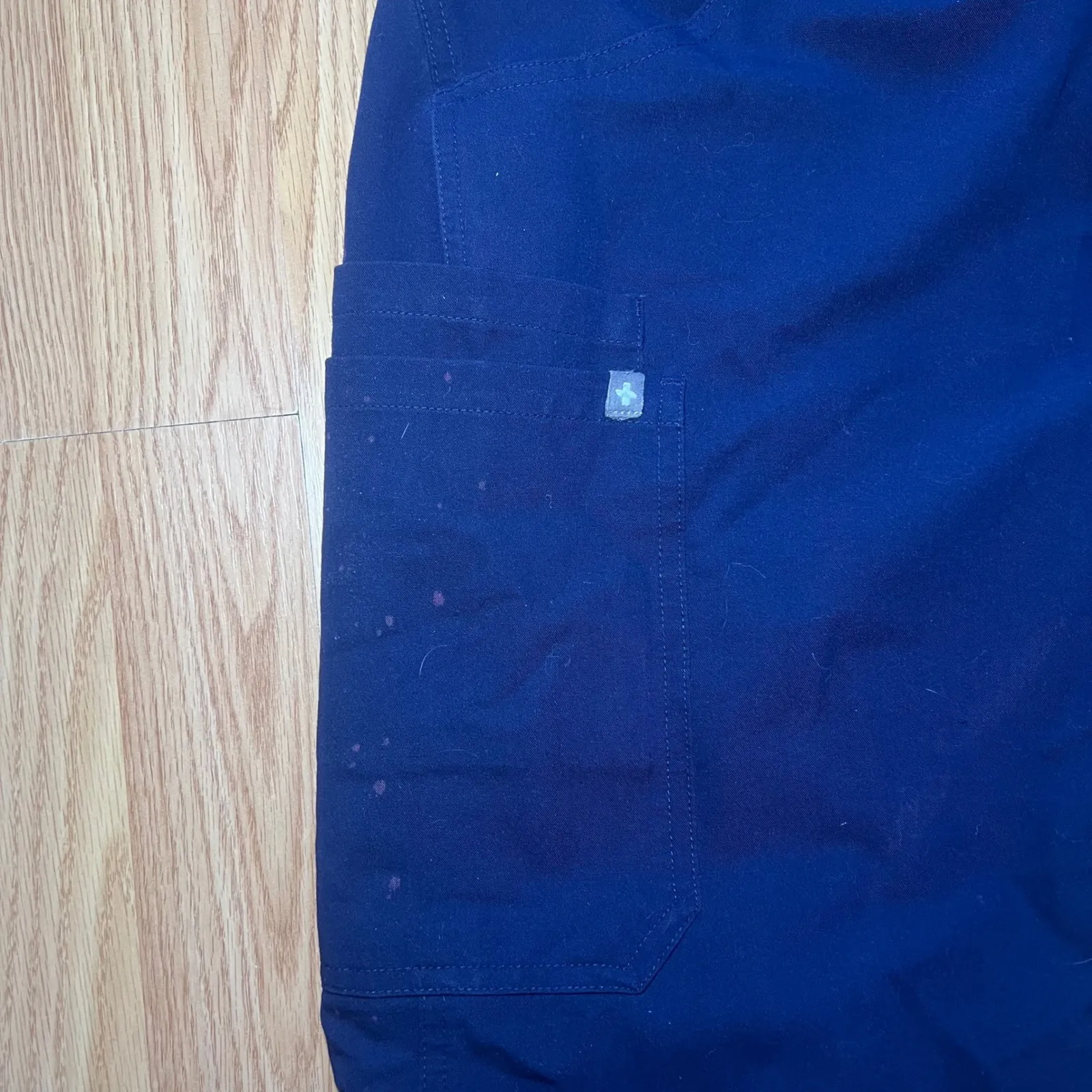 Figs Kade Cargo Scrub Pants Womens Large Tall Blue Technical Collection T21004 - Image 12