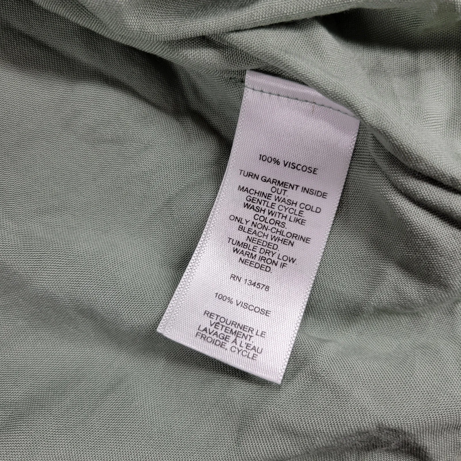 Vineyard‎ Vines Women Shirt Margo Dress 8 Green Camo Short Sleeve Mini - Image 15