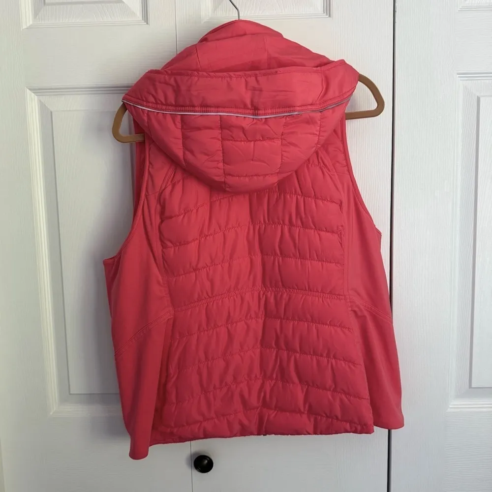 Tangerine Women's Orange Hooded Puffer Athletic Vest size XXL high‎ visibility - Image 2